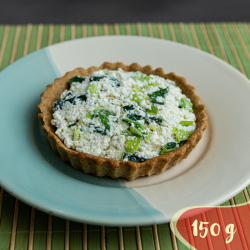 Quichê de ricota com alho poró - 150G