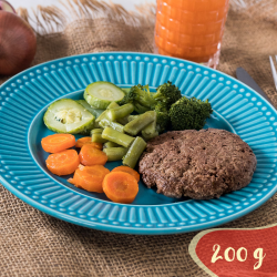 Burguer de carne com mix de legumes (LowCarb) - 200g