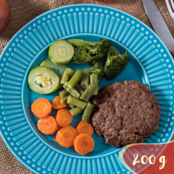 Burguer de carne com mix de legumes (LowCarb) - 200g