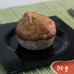 Muffin integral de maça com canela e aveia - 50g