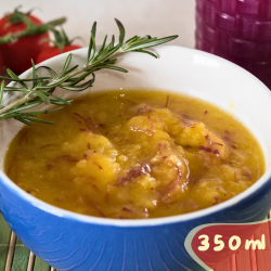 Sopa de mandioquinha com carne seca - 350ml