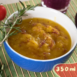 Sopa de mandioquinha com carne seca - 350ml