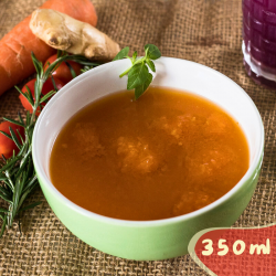 Sopa de cenoura com gengibre (Vegano) - 350ml